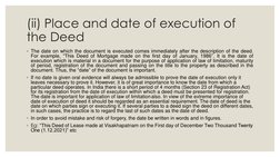 Components of Deeds Explained | PDF | Negotiable Instrument | Deed