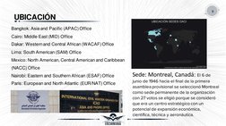 UBICACIÓN
9
​Bangkok: Asia and Pacific (APAC) Office
Cairo: Middle East (MID) Office
Dakar: Western and Central African (WACA