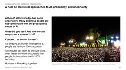 10
PUBLIC
© 2023 SAP SE or an SAP affiliate company. All rights reserved.  ǀ
Approaches to artificial intelligence
A note on