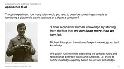 7
PUBLIC
© 2023 SAP SE or an SAP affiliate company. All rights reserved.  ǀ
Approaches to artificial intelligence
Approaches