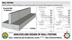 Wall Footing Design and Analysis Guide | PDF | Foundation (Engineering ...