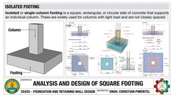 Square Footing Design and Analysis | PDF | Foundation (Engineering ...
