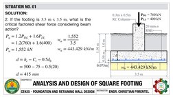 Square Footing Design and Analysis | PDF | Foundation (Engineering ...