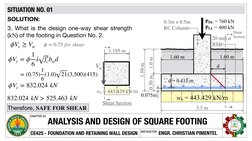 Square Footing Design and Analysis | PDF | Foundation (Engineering ...