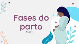 Fases do
parto
Grupo 5 
