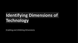 Enabling and Inhibiting Tech Dimensions | PDF | Social Media | Popular ...