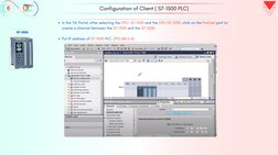 Configuration of Client ( S7-1500 PLC)
In the TIA Portal, after selecting the CPU  S7-1500 and the CPU S7-1200, click on the