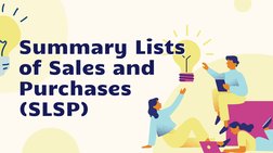 Filing the SLSP with BIR: A Guide | PDF | Computer File | Value Added Tax