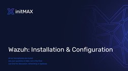 Wazuh Server Installation Guide | PDF | Computer Data Storage | Server ...
