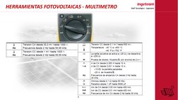 HERRAMIENTAS FOTOVOLTAICAS - MULTIMETRO
8
