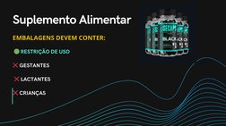 Suplemento Alimentar 
EMBALAGENS DEVEM CONTER:
 🟢 RESTRIÇÃO DE USO
 🟢 RESTRIÇÃO DE USO
❌ GESTANTES
 ❌ LACTANTES

