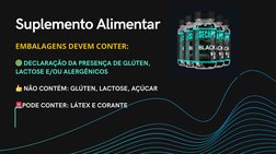 Suplemento Alimentar 
EMBALAGENS DEVEM CONTER:
🟢 DECLARAÇÃO DA PRESENÇA DE GLÚTEN,
LACTOSE E/OU ALERGÊNICOS
🟢 DECLARAÇÃO DA