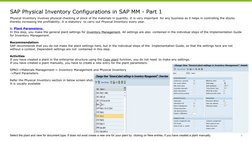 SAP MM Physical Inventory Guide | PDF | Computing