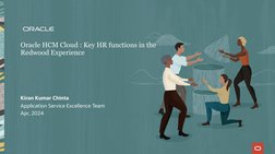 HCM - Redwood Experience For Crucial HR Processes | PDF | Oracle ...