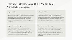 Diferenças entre UI e mg em Medicamentos | PDF | Vitamina | Vitamina D