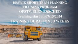 Deswik Short-Term Planning Training 2024 | PDF | Artificial ...