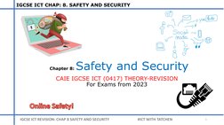 IGCSE ICT: Safety and Security Guide | PDF | Malware | Security