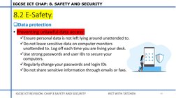 IGCSE ICT: Safety and Security Guide | PDF | Malware | Security