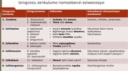 Izingcezu Zenkulumo Nezichasiso | PDF | Language Mechanics | Semantics