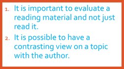 Evaluating Author's Reasoning and Ideas | PDF | Experience | Reason