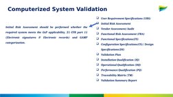 Computer System Validation Overview | PDF | Verification And Validation ...