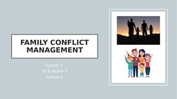 Family Conflict Management for Grade 7 | PDF | Human Life Stages ...