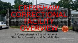 CRENSHAW 
CORRECTIONAL 
FACILITY 
OVERVIEW
A Comprehensive Examination of 
Structure, Security, and Rehabilitation
