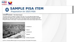 Pisa Sample Calculation PISA Exam Preparation and Sample Items | PDF | Programme For ...