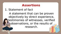 Types of Assertions in Writing | PDF | Learning | Empathy