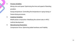 Optimization Techniques in Pharmaceutical Formulation and Processing ...