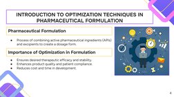 Optimization Techniques in Pharmaceutical Formulation and Processing ...