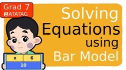 Mathematics Using Bar Method Solving Simple Equations with Bar Models | PDF | Equations | Mathematics