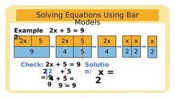 Solving Simple Equations with Bar Models | PDF | Equations | Mathematics