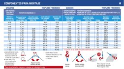 Carbono
120°
Para otros tamaños, cargas o trabajos ver cátalogo Crosby
