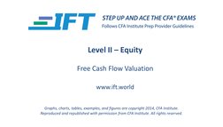 Level II - Equity: Free Cash Flow Valuation | PDF | Free Cash Flow ...