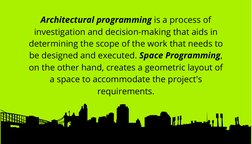 Architectural Space Programming Guide | PDF | Design | Decision Making