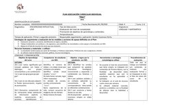 Escuela “República del Perú”
   Proyecto de Integración
PLAN ADECUACIÓN CURRICULAR INDIVIDUAL
“  PACI”
2016
IDENTIFICACI