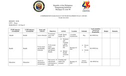 Republic of the Philippines 
Sangguniang Kabataan 
Barangay 62 zone 08 
 
 
 
  
 
COMPREHENSIVE BARANAGAY YOUTH DEVELOPMENT