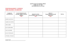 Pageant Judging Criteria and Score Sheet | PDF