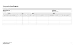 Communication Register Template Guide | PDF | Computers | Technology ...