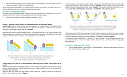 9
If the steepness of the second inclined plane is decreased, the ball would still reach the same
height from the point it