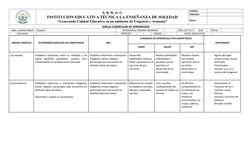 S. D. H. et. G
INSTITUCION EDUCATIVA TÉCNICA LA ENSEÑANZA DE SOLEDAD
“Generando Calidad Educativa en un ambiente de Exigencia
