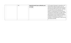 1:00
Impaired Comfort due to dilatation and 
curretage
D- The patient's vital signs are temperature- 35.9, 
blood pressure- 1