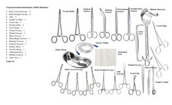 Cesarean Section Instruments (Ofelia Mendoza) 
• Kelly Curved Forceps – 5  
• Kelly Straight Forceps – 0  
• Allis – 2 
• Sca