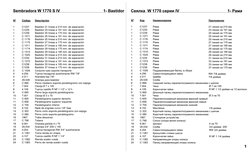 Nº
Código
Descripción
1
C1237
Bastidor 21 líneas a 210 mm. de separación
1
C1235
Bastidor 23 líneas a 191 mm. de separación
1