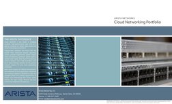 ARISTA NETWORKS
Cloud Networking Portfolio
THE ARISTA DIFFERENCE
Arista Networks is the leader in building 
scalable high-per