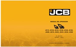 MANUAL DEL OPERADOR
JS115, JS130, JS145, JS160, JS180, JS190,
JS200, JS210, JS220, JS235, JS330, JS360
ES - 9821/9703
EDICIÓN
