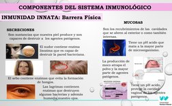 SECRECIONES
Son sustancias que nuestra piel produce y son 
capaces de destruir a  los agentes patógenos.
El sudor contiene en