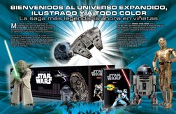 BIENVENIDOS AL UNIVERSO EXPANDIDO,
ILUSTRADO Y A TODO COLOR
M
ás allá de las doce horas de espectáculo 
cinematográfico que h