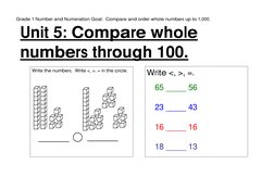 Grade 1 Longs and Units Math Guide | PDF | Numbers | Integer